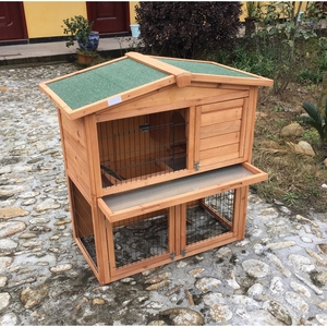 Jaula Moderna de Lujo para Mascotas, de Madera Maciza con Certificación FSC, Casa para Gatos y Conejos, para Animales Pequeños, Jaula Elegante para Mascotas - Product Image 5