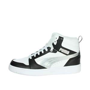 Puma Sneakers Hautes pour Femmes Blanc Noir Style Basket-Ball - Product Image 1