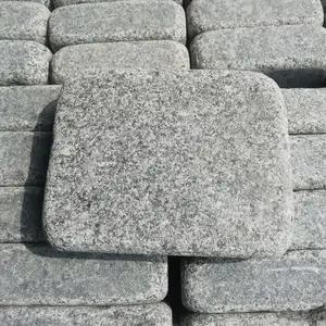 Groothandel 10X10 Goedkope Natuurlijke Grijze Granieten Oprit Straatstenen Buiten