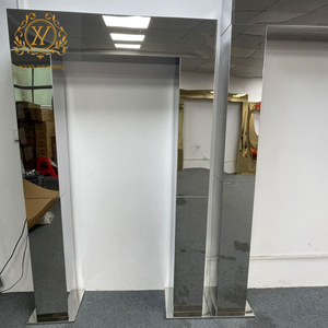 Grand arc de fond Porte de mariage en acier inoxydable <span class=keywords><strong>Arche</strong></span> à colonne carrée Accessoire <span class=keywords><strong>Ballon</strong></span> argenté <span class=keywords><strong>Arche</strong></span> <span class=keywords><strong>rectangulaire</strong></span> de mariage en plein air - Product Image 4