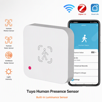 밀리미터파 레이더 존재 감지 호흡 감지 밀리미터파 레이더 Wi-Fi 지그비 조명 센서 투야 앱 제어