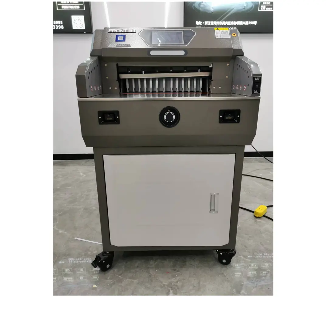 Paper Cutter Cutting Machine Double Guiding Paper Guillotine Machine E4908T