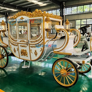 Carroza de Caballos Eléctrica de Lujo Estilo Europeo para Bodas y Paseos Turísticos, Personalizable con Luces LED - Product Image 6