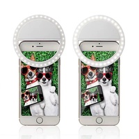 Großhandel Qualität 150 mAh Ring-Fülllicht-Lampe wiederaufladbare Led-Flash-Lampe Selfie Ringlicht für Foto Kamera-Live