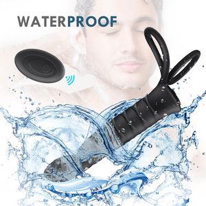 Vibrador <span class=keywords><strong>Anal</strong></span> de Doble Penetración con 10 Frecuencias, Tapón <span class=keywords><strong>Anal</strong></span>, Consolador, Vibrador para Hombres, Correa para Pene, Tapón Vaginal, Juguetes Sexuales para Parejas - Product Image 5
