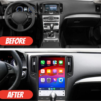 Carplay para Infiniti G37 2007-2013 Android 13 estilo Tesla pantalla Auto estéreo unidad principal coche reproductor Multimedia Radio cinta Unidad Principal