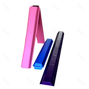 Trave di equilibrio pieghevole realizzato in materiale espanso compresso rivestito con pelle scamosciata artificiale antiscivolo per sport e intrattenimento - Product Image 2