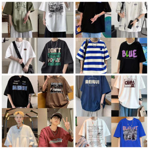<span class=keywords><strong>Nuova</strong></span> T-shirt Casual da Uomo con Stampa, Vendita all'Ingrosso, Alta Qualità, Traspirante, Manica Corta con Design in Rilievo - Product Image 5