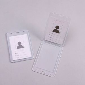Heada Nouveau Porte-cartes et porte-badges en plastique transparent détachable avec logo personnalisé, design portable et fonction de protection - Product Image 4
