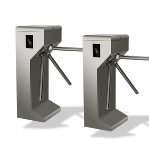 Tourniquet à trépied en acier inoxydable Porte Bon marché Barrière de sécurité Système de contrôle d'accès pour piétons Entrée d'immeuble de bureaux - Product Image 5