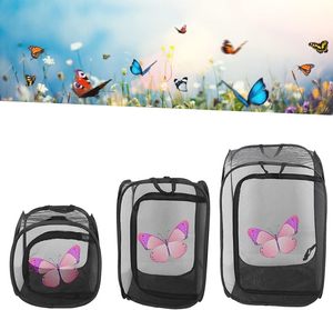 Casa de mariposas, jaula para Hábitat de insectos y mariposas de malla grande, jaula para Terrario de reptiles - Product Image 2