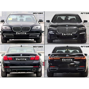Kit de carrosserie de pare-chocs pour <span class=keywords><strong>BMW</strong></span> Série 7 F02 2009-2015 Modification au style G12 2019-2021. - Product Image 3