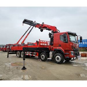Camion grue à flèche pliante Dongfeng Liuzhou 8x4 14 tonnes, grand véhicule de transport et de levage pour travaux d'ingénierie - Product Image 3
