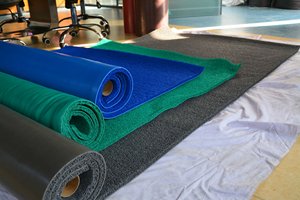 <span class=keywords><strong>Tapis</strong></span> en <span class=keywords><strong>caoutchouc</strong></span> <span class=keywords><strong>antidérapant</strong></span> pour les plateformes de scène et les plateformes élévatrices des orchestres dans les théâtres, 3 mm d'épaisseur, néoprène rembourré, usage intérieur - Product Image 5