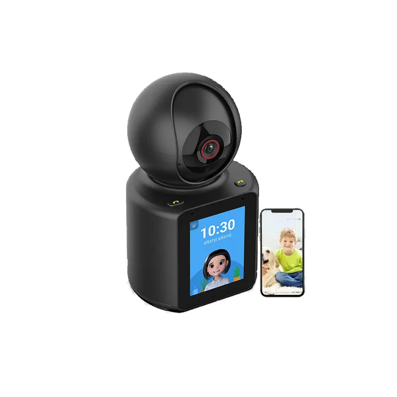 Smart Home 1080P WiFi Cámara IP inalámbrica con videollamadas Audio bidireccional Seguimiento automático y seguridad HD Monitor de bebé para uso en interiores
