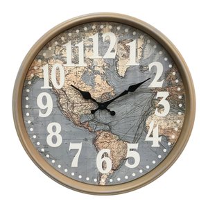 16インチレトロな壁時計クォーツモティアンティークスタイル針おしゃれなシンプルな家庭用装飾プラスチック壁時計リビングルーム用 - Product Image 2