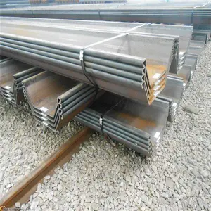 U Steel Sheet Pile Type 2 Hot Rolled And 400*125mm Steel Sheet Pile For Sea 118ml