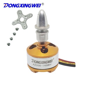 A2208 1400kv Dc Motor For Rc Airplane With Bullet Propeller <b>Clamp</b> And Cross <b>Clip</b> - Product Image 3