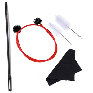 Juego de cuidado de limpieza de mantenimiento de trompeta, incluye cepillo de boquilla, cepillo de válvula, cepillo de serpiente Flexible, paño de limpieza - Product Image 2