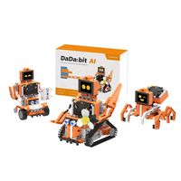 Kit de Modelo de IA de Gran Escala DaDa:bit, Kit de Bloques de Construcción Programables con Micro:bit y Módulo de Visión IA, Compatible con Expansión de Sensores