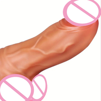 9 Zoll realistischer riesiger dicker XXL-Dildo für Frauen Weiche Fernbedienung Vibrierende Heizung Mollige Eichel Große Ausbuchtung Realistisch Riesig