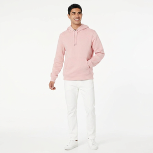 Pull à capuche en polaire pour homme, avec logo sur le devant, respirant et à séchage rapide, en polyester/coton, pour un usage décontracté - Product Image 1