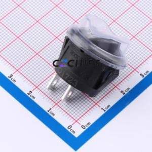 RT-S02-117-R4NBB3C D/C Rocker Switch Through hole Component (THT) Switch 8A 250V - Product Image 1