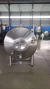 식품 액체 물 및 음료/와인 저장을 위한 맞춤형 공장 스테인레스 스틸 저장 탱크 위생 절연 재킷 드럼