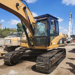 Cat 320D รถขุดมือสองสภาพดีรถขุดตีนตะขาบอุปกรณ์ก่อสร้างสำหรับขายพลั่วพร้อมสายค้อน - Product Image 1