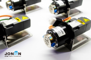 Bomba de agua de micropresión de acero inoxidable de alta presión de 40 µl/rev con accionamiento magnético y motor paso a paso/servo OEM - Product Image 3