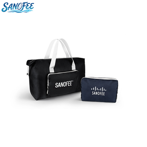 Yüksek kaliteli hafif büyük kapasiteli Spacious 250D ızgara Polyester geniş depolama ile dayanıklı katlanabilir seyahat çantası - Product Image 2