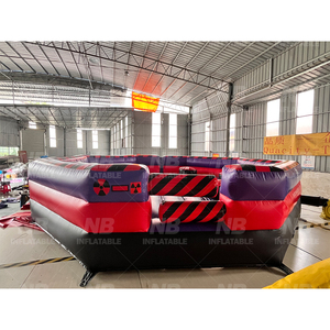 Custom Kids Inflatable Mechanical Bull Ride Machine Game for Playgrounds PVC Material Customized Size Easy Setup Inflatable Ride - Product Image 2