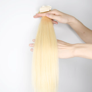 จัสมินบิวตี้ ต่อผมคุณภาพสูง 100% ผมแท้ยุโรปแบบเวอร์จิ้น เรมี่  แบบเทปติดสองชั้น - Product Image 1