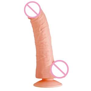 Dildo de Silicona Realista SEDUCER, Pasión y Lujuria, Eje Texturizado, Diseño Flexible, Fuerte Ventosa, Impermeable, Vibrador para Adultos - Product Image 2