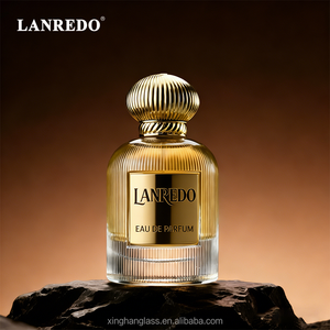 <span class=keywords><strong>Flacon</strong></span> de <span class=keywords><strong>parfum</strong></span> <span class=keywords><strong>vide</strong></span> en verre transparent rond de luxe personnalisé, 50 ml, 100 ml, <span class=keywords><strong>flacon</strong></span> de <span class=keywords><strong>parfum</strong></span> en verre cylindrique avec bouchon doré - Product Image 1