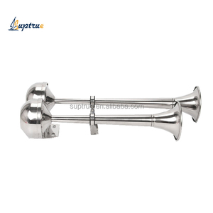 DC 12V 24V <span class=keywords><strong>Marine</strong></span> Électrique Double Corne Simple <span class=keywords><strong>Trompette</strong></span> Pour Bateau Yacht Voiture En Acier Inoxydable Classique - Product Image 4