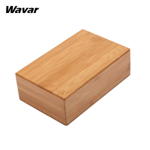 Bloques de <span class=keywords><strong>yoga</strong></span> Wavar, venta al por mayor, <span class=keywords><strong>cubos</strong></span> de <span class=keywords><strong>Yoga</strong></span> de bambú de grano de madera, equipo de fitness, bambú natural - Product Image 5