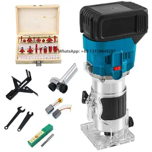 Buona qualità 6mm litio elettrico legno Trimmer 880W utensili elettrici multiuso bordo legno intaglio seghe rifilatrice