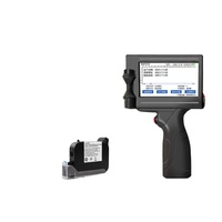 Imprimante numérique portable à jet d'encre pour dates, petite machine de codage facile, impression manuelle électrique, cartons en plastique fermés