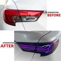 Feux de jour à LED séquentiels Plug-and-Play pour voiture, feux arrière LED RGB modifiés pour Toyota Reiz Mark X 2010-2017