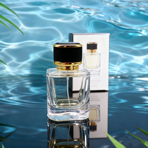 Chai nước hoa thủy tinh hình chữ nhật cao cấp 30ml 50ml 100ml, chai nước hoa rỗng kèm hộp đựng - Product Image 1