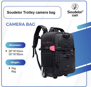 Personnalisé professionnel de luxe à roues grande capacité caméra équipement <span class=keywords><strong>Neewer</strong></span> 2-en-1 caméra roulante sac à dos valise à roulettes - Product Image 2