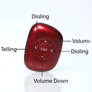 Localizador GPS con Alerta <span class=keywords><strong>de</strong></span> Caídas Automática, 4G, Alarma <span class=keywords><strong>de</strong></span> Salida <span class=keywords><strong>de</strong></span> Zona Segura, Llamada SOS <span class=keywords><strong>de</strong></span> Precisión con un Toque, Escucha por Voz, IP67, para Personas Mayores Solas - Product Image 1