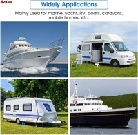 Pompes à eau usée à amorçage automatique à déclenchement rapide DC 12V/24V les plus vendues pour les toilettes à eau usée, les eaux usées, les camping-cars, les bateaux marins