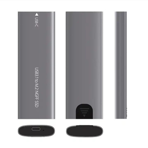 Caja de Aluminio para SSD M.<span class=keywords><strong>2</strong></span> Tipo-C, Carcasa Externa NGFF para Unidad de Estado Sólido, Compatible con SSD M.<span class=keywords><strong>2</strong></span> NGFF 2230/2242/2260/2280 - Product Image 2