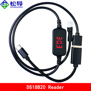 USB-модуль датчика температуры для высокоточного цифрового термометра с разъемом IP66, датчик 300 мм, с возможностью OEM-кастомизации - Product Image 5