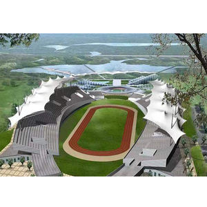 Tente de protection solaire et imperméable pour gradins de stades et terrains de sport, conception personnalisée en usine - Product Image 3