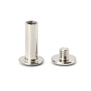 镀镍碳钢公母螺丝连接柱芝加哥螺丝铆钉公制用于皮带 - Product Image 4