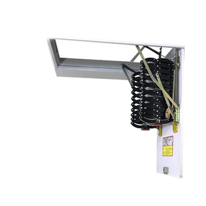 Custom Made <strong>Black</strong> Manual Loft Folding Ceiling Steel Attic <strong>Ladder</strong> - Product Image 1