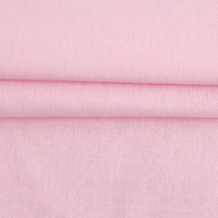 Tissu de tissage à passepoil mixte polyester-lin organique teint uni pour le textile à la maison et les vêtements de mode pour les robes